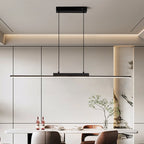 Minimalist Linear Pendant Light for Dining Room