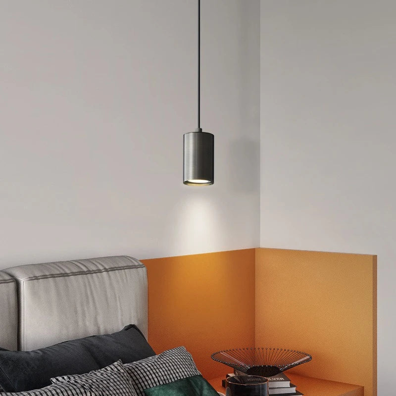 Nordic Minimalist Iron Pendant Light for Bedroom