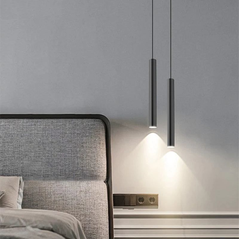 Minimalist Aluminum Pendant Light Adjustable