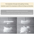 Cloud Paper Pendant Light Nordic Design Hanging Lamp