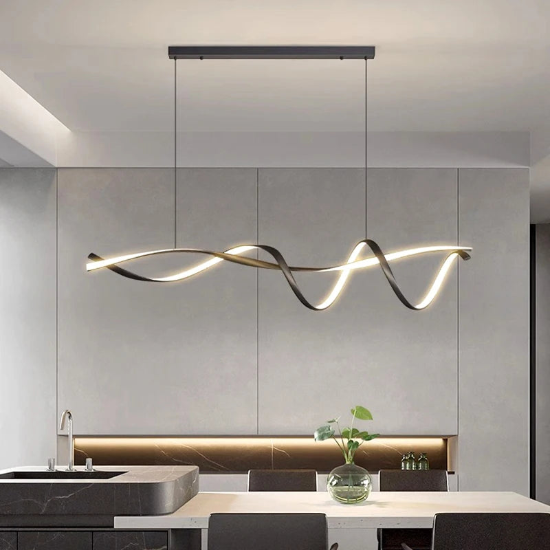 Lámpara colgante LED minimalista para comedor