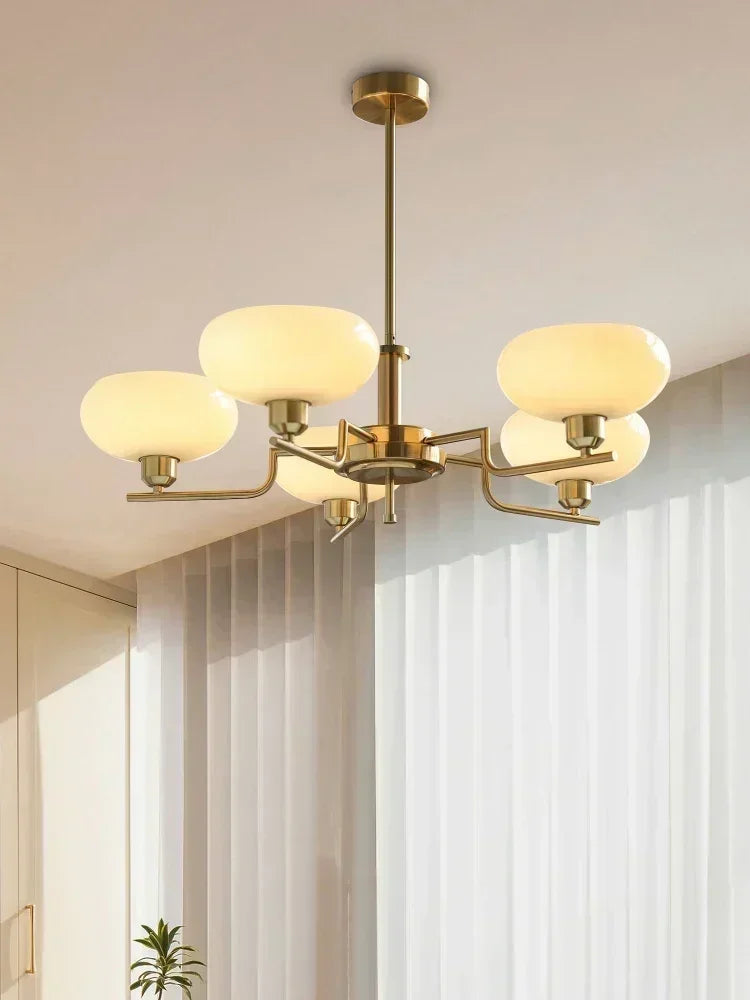 Lámpara Colgante de Cristal con Diseño Artístico Retro, Bola, Utilizada en Dormitorios, Salas de Estudio, Salones, Cocinas y Candelabro de Isla, Colgante Interior