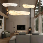 Nordic Silk LED Pendant Chandelier - Adjustable Hanging Lamp