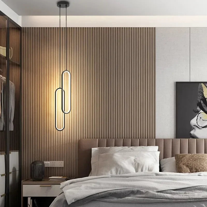 Minimalist Gold Pendant Light for Bedroom & Dining