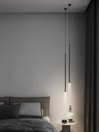 Lámpara colgante minimalista de hierro para mesita de noche de dormitorio