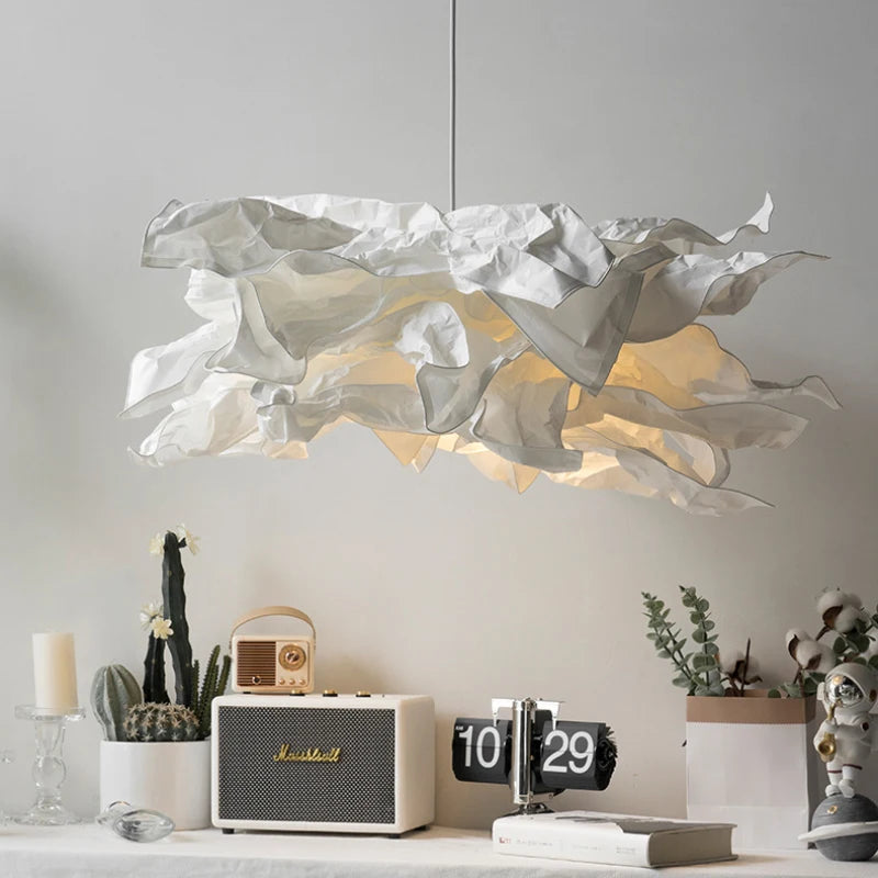 Modern Paper Pendant Light - Artistic Hanging Lamp