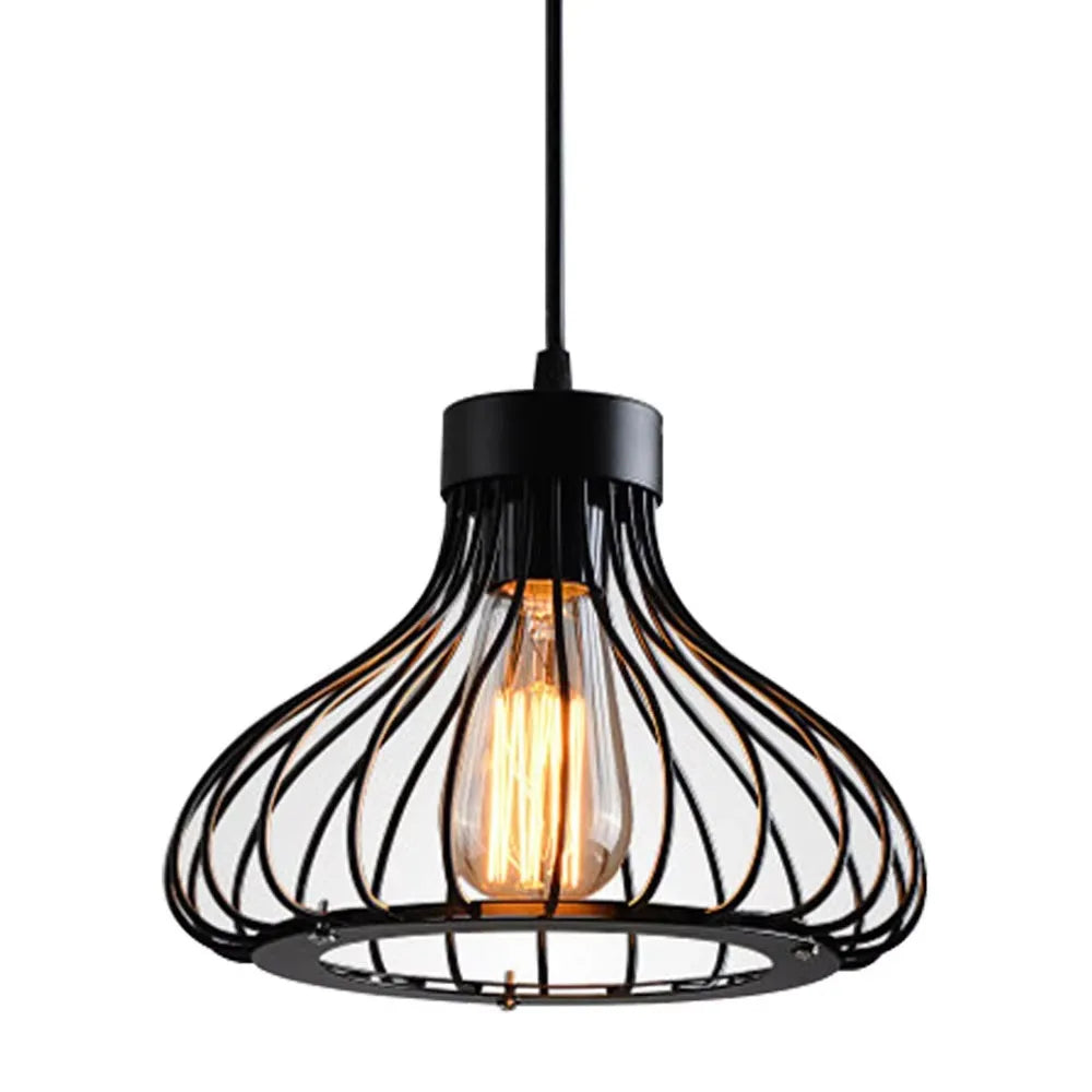 Industrial Iron Pendant Light for Kitchen & Dining