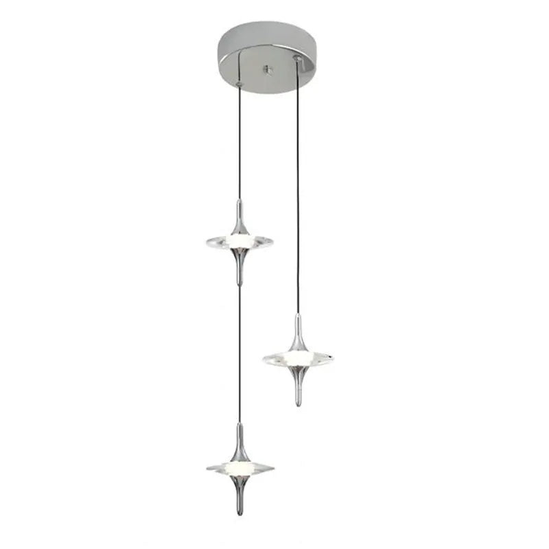 Art Deco Crystal Pendant Light for Dining Room