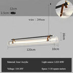 Minimalist Acrylic Glass Pendant Light for Dining