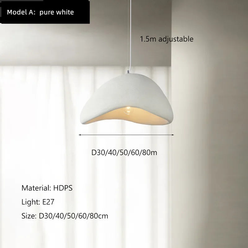 Minimalist Resin Pendant Light for Dining Room