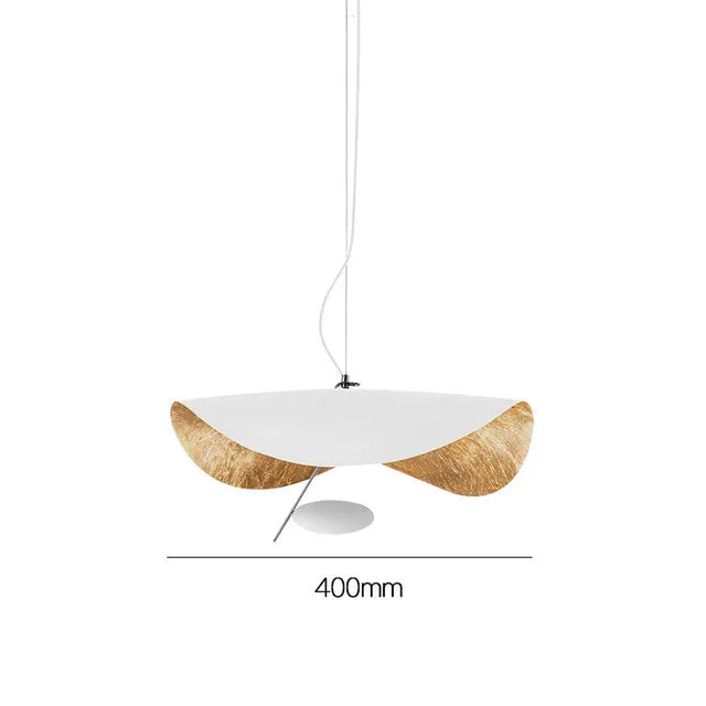Industrial Retro Gold Pendant Light with Brass Accents
