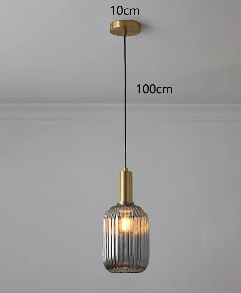 Nordic Glass Pendant Light for Dining Room