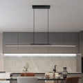 Minimalist Iron Linear Pendant Light for Dining