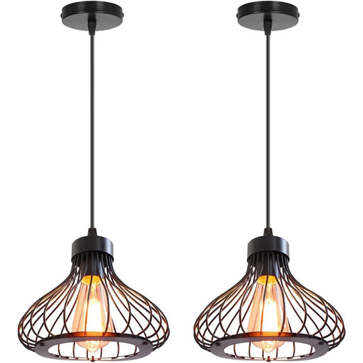 Industrial Iron Pendant Light for Kitchen & Dining