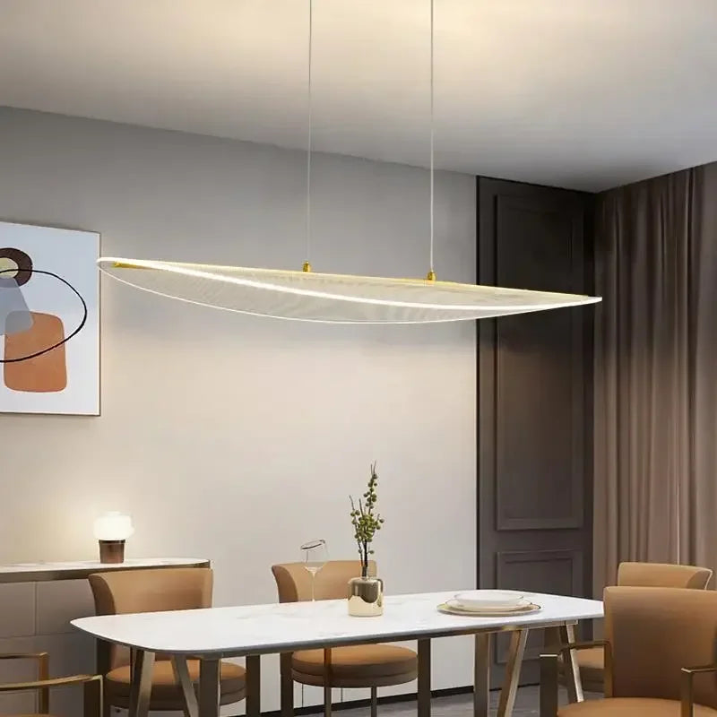 Lámpara colgante de hierro minimalista para comedor