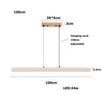 Minimalist Travertine Stone Pendant Light for Dining