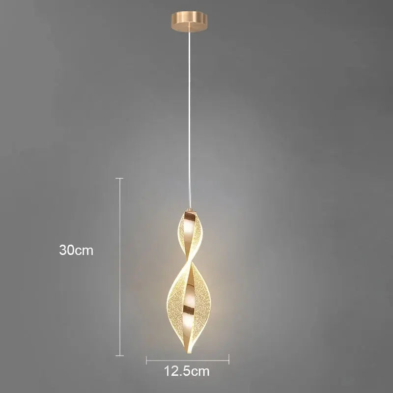 Modern Acrylic Geometric Pendant Light Bedroom Living Room Hanging Light Restaurant Lighting Led Pendant Lamps For Home Decor