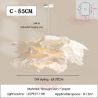 Modern Paper Pendant Light - Artistic Hanging Lamp