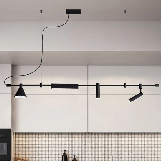 Industrial Iron Pendant Light for Dining Kitchen Bar