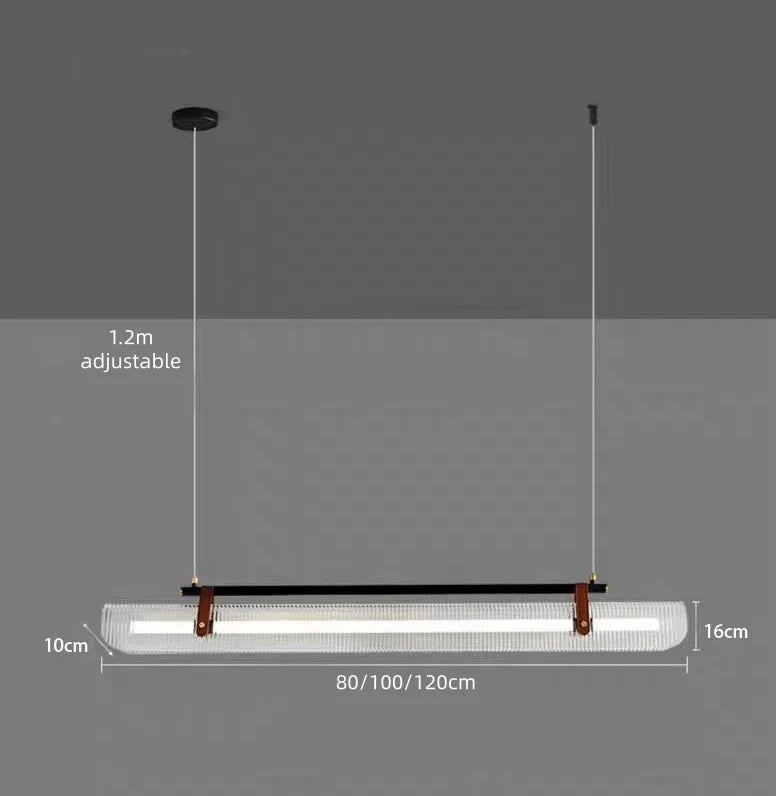 Lámpara colgante acrílica minimalista nórdica para comedor