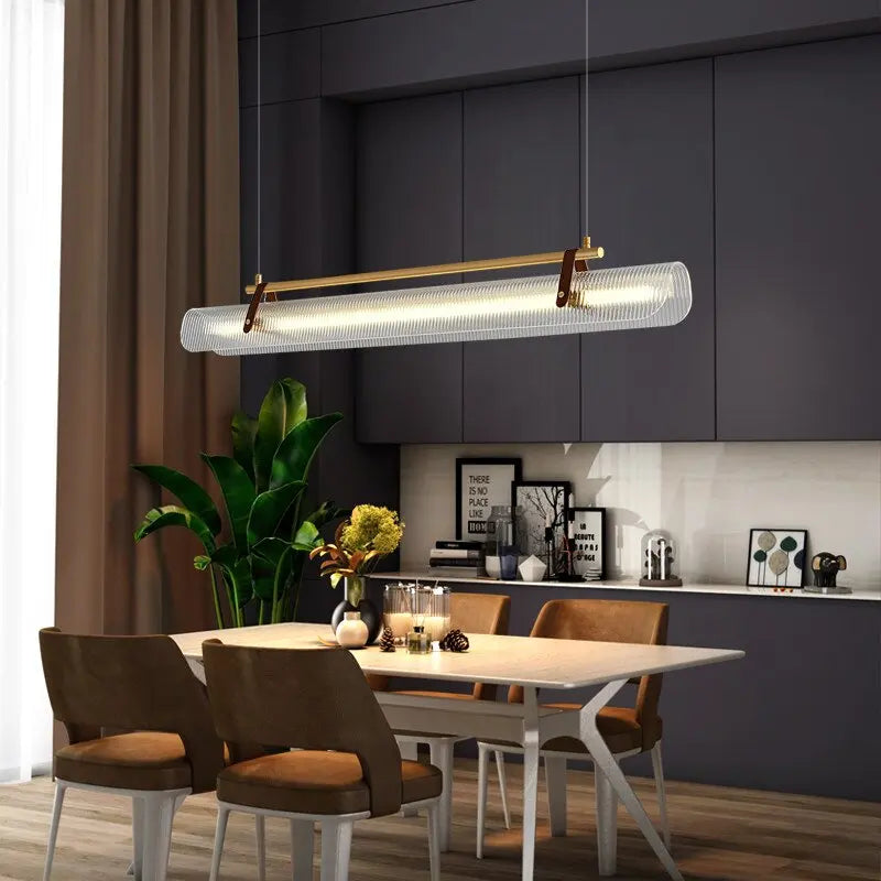Minimalist Acrylic Glass Pendant Light for Dining