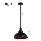 Industrial Iron Pendant Light for Dining Room Kitchen