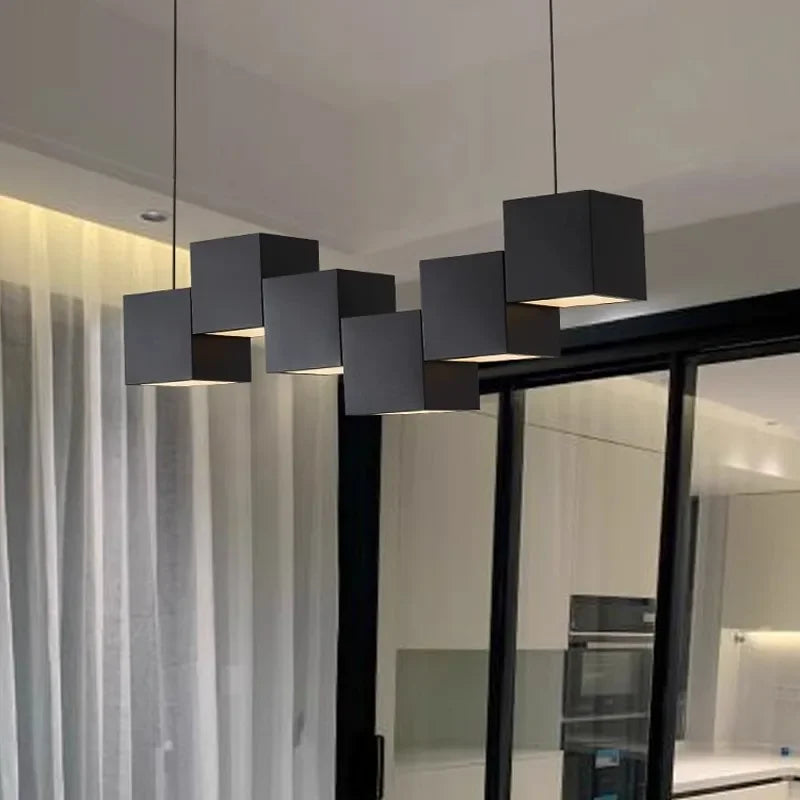Lámpara Colgante Minimalista de Hierro para Comedor