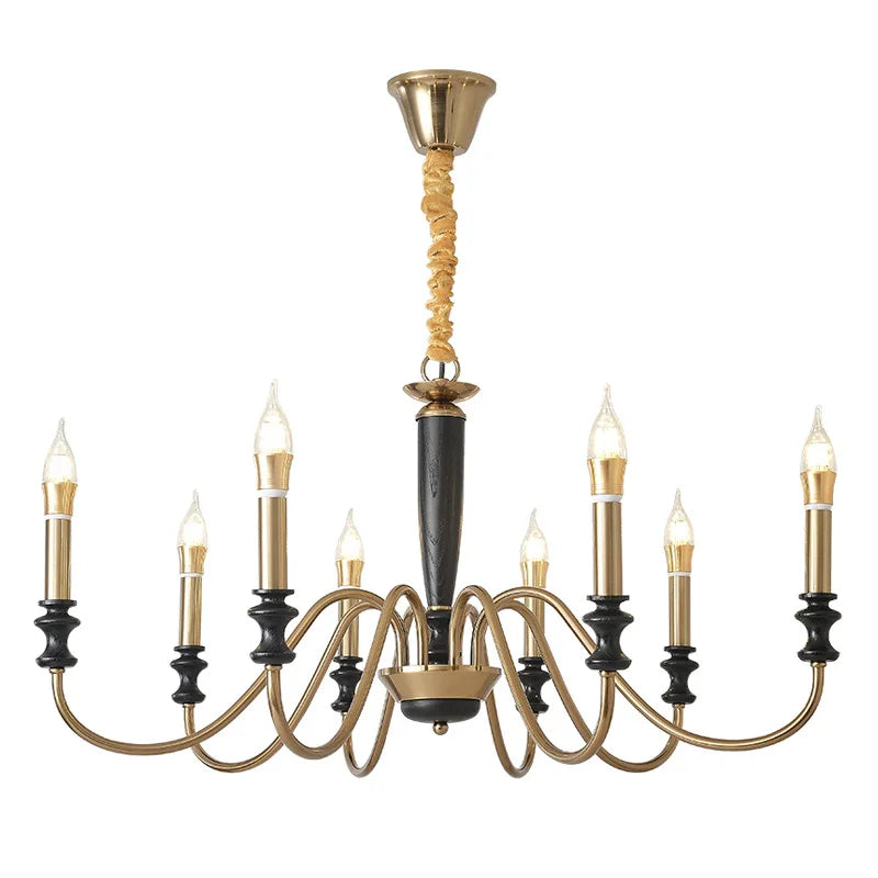 Lámpara colgante contemporánea de creatividad francesa para salón, comedor, dormitorio, hotel, villa, cafetería, candelabro LED de arte sencillo para el hogar