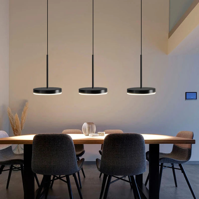 Minimalist Iron Pendant Light for Dining Room
