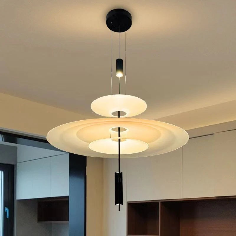 Minimalist Acrylic Iron Pendant Light for Dining