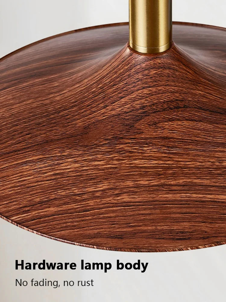 Lámpara colgante de madera nórdica para comedor