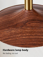 Lámpara colgante de madera nórdica para comedor