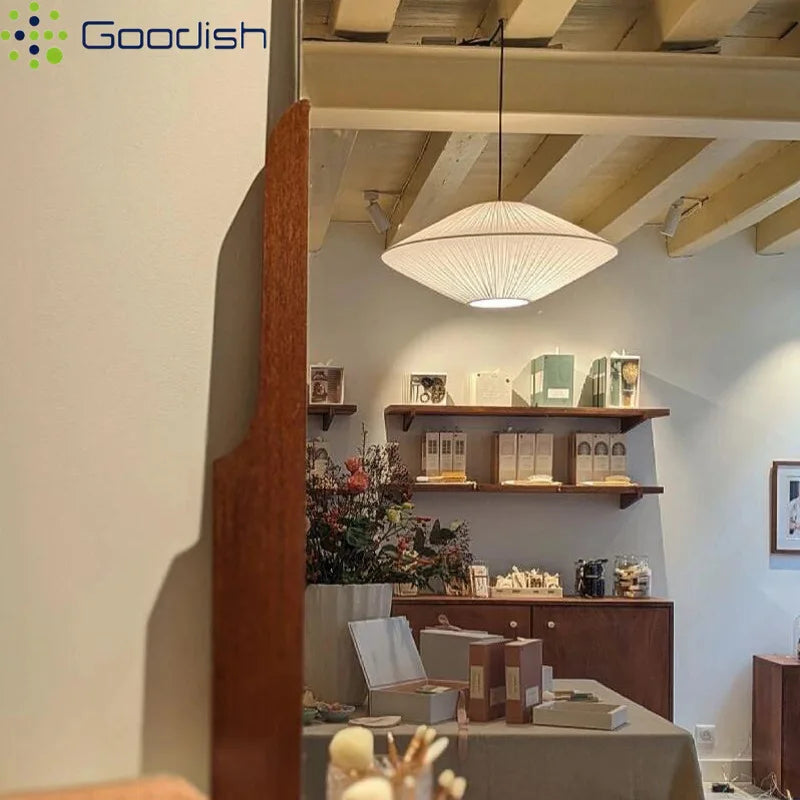 Nordic Fabric Pendant Light - Minimalist Hanging Lamp