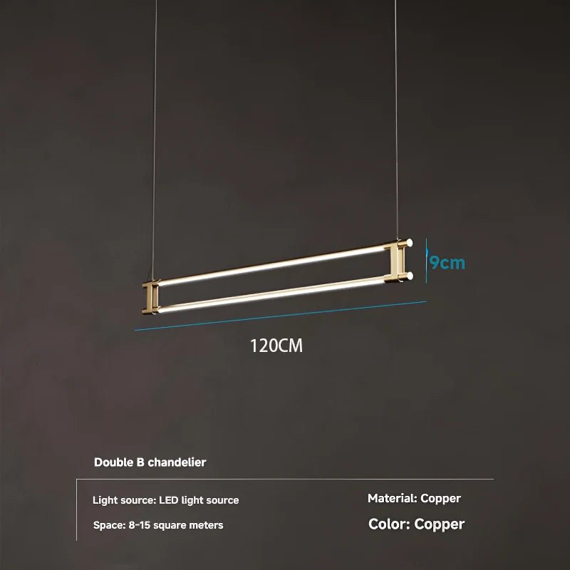 Nordic Copper Pendant Light for Dining Room