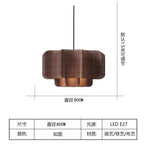 Bohemian Rattan Pendant Light for Dining Room