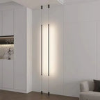Lámpara colgante minimalista de hierro negro para dormitorio
