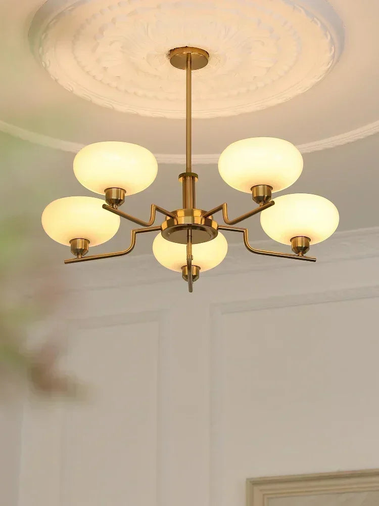 Lámpara Colgante de Cristal con Diseño Artístico Retro, Bola, Utilizada en Dormitorios, Salas de Estudio, Salones, Cocinas y Candelabro de Isla, Colgante Interior