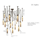 Nordic Marble Alabaster Pendant Light Multi-Drop