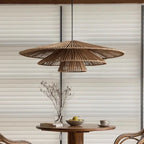 Lámpara Colgante de Ratán Wabi Sabi - Estilo Japonés