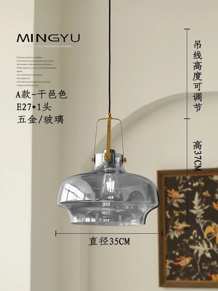 Nordic Glass Pendant Light for Dining Room