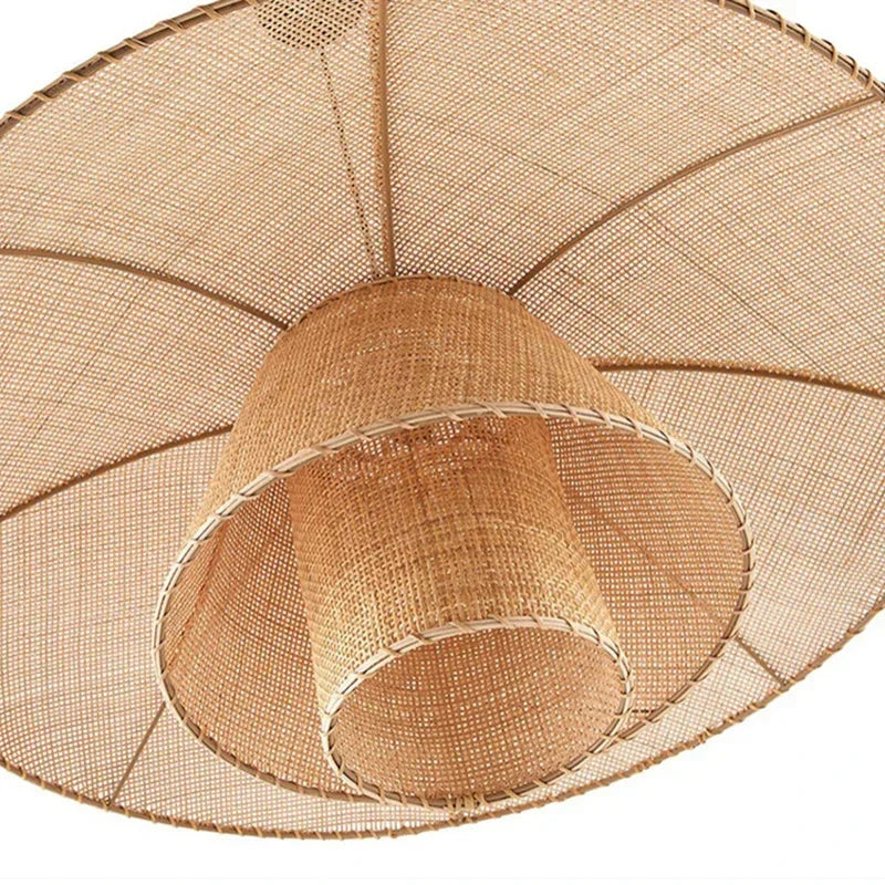 Araña de techo LED moderna y creativa con forma de pétalo de ratán, lámpara colgante de sauce, para sala de estar, dormitorio, té, decoración de iluminación interior