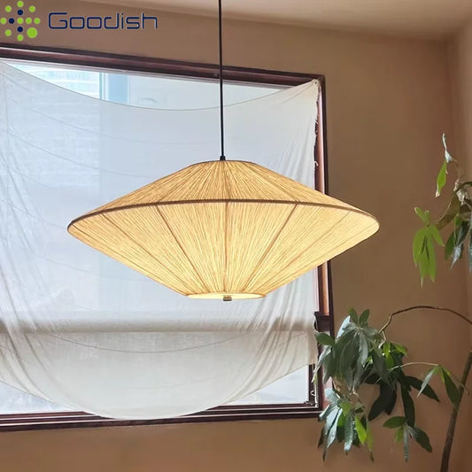 Nordic Fabric Pendant Light - Minimalist Hanging Lamp