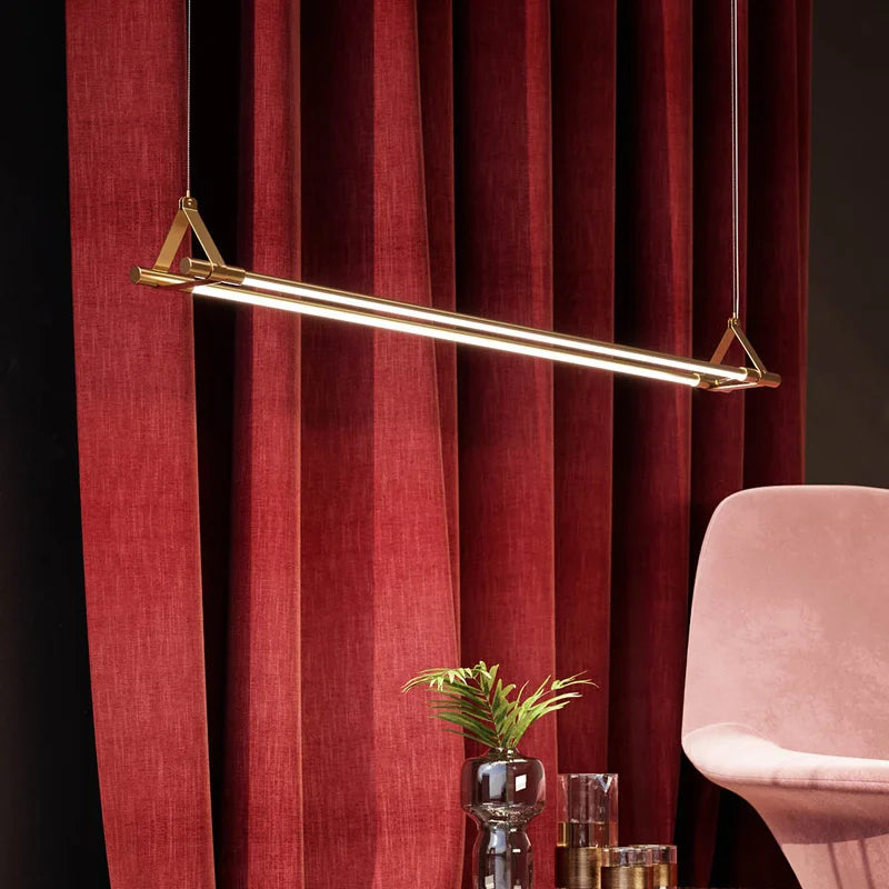 Nordic Copper Pendant Light for Dining Room
