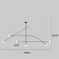 Lámpara Colgante Minimalista de Hierro para Comedor