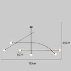 Lámpara Colgante Minimalista de Hierro para Comedor