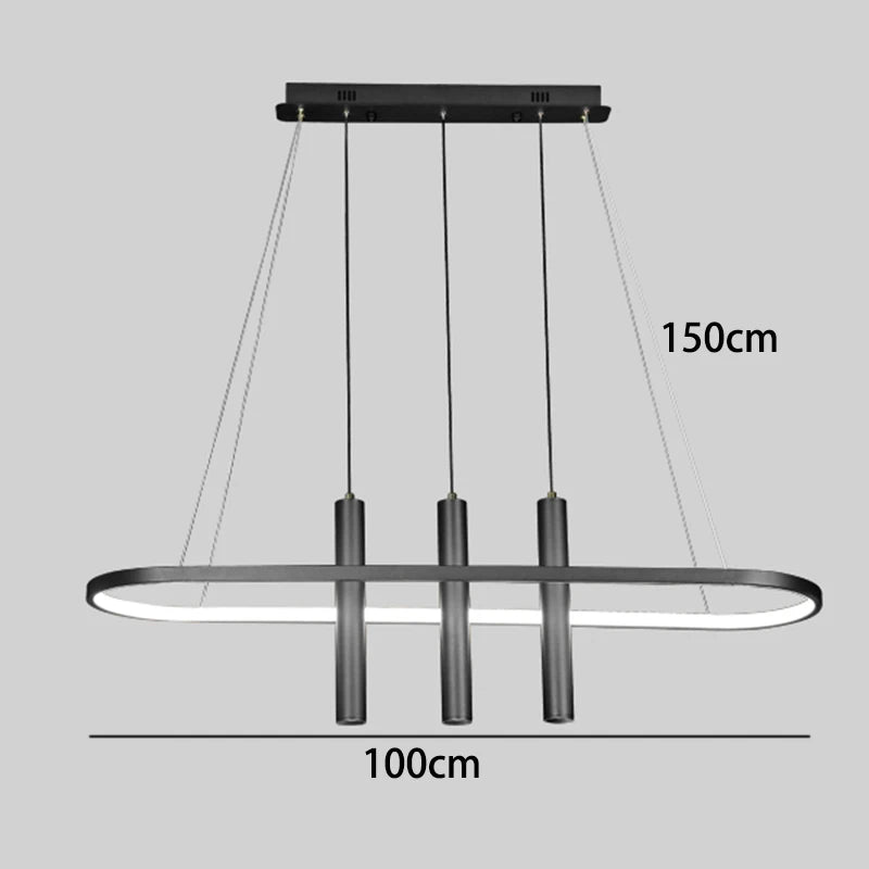 Lámpara Colgante Nórdica Minimalista para Comedor