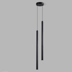 Minimalist Iron Tube Pendant Light for Bedroom