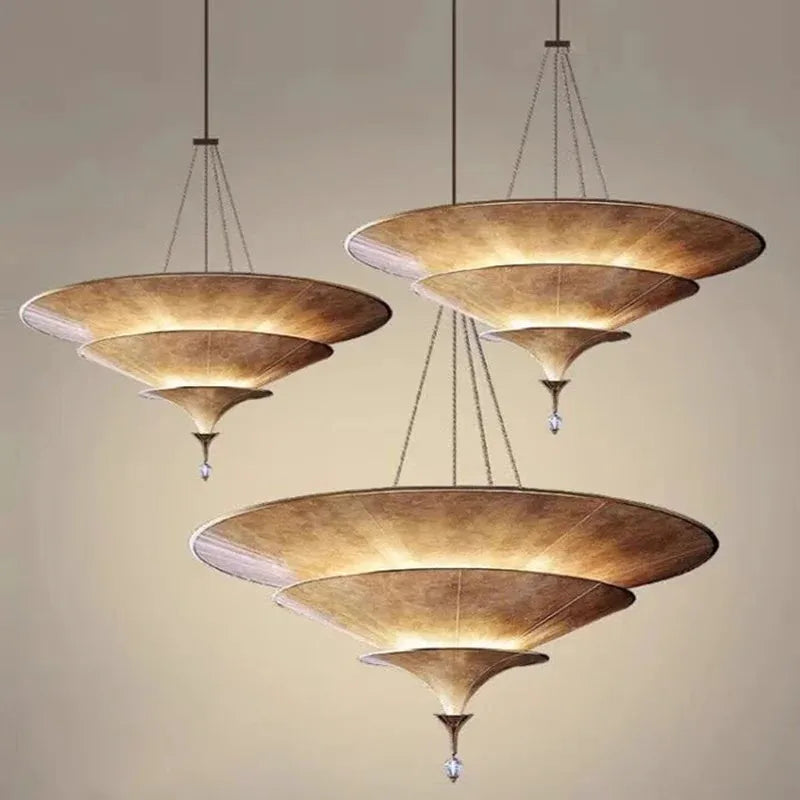 Wabi Sabi Wood Pendant Light for Dining Room