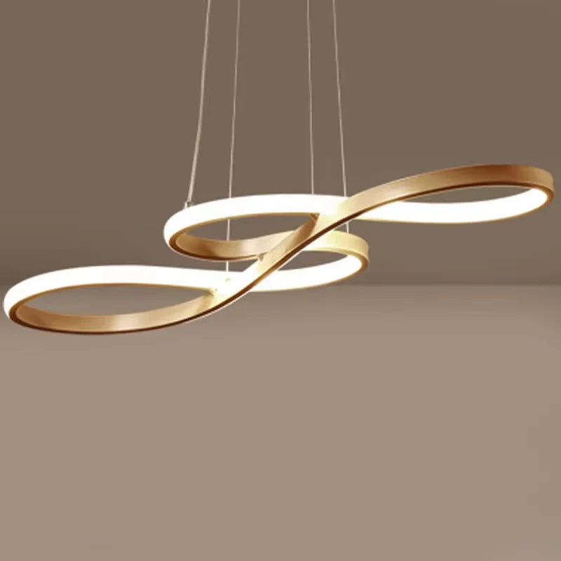 Contemporary Aluminum Pendant Light for Dining Room