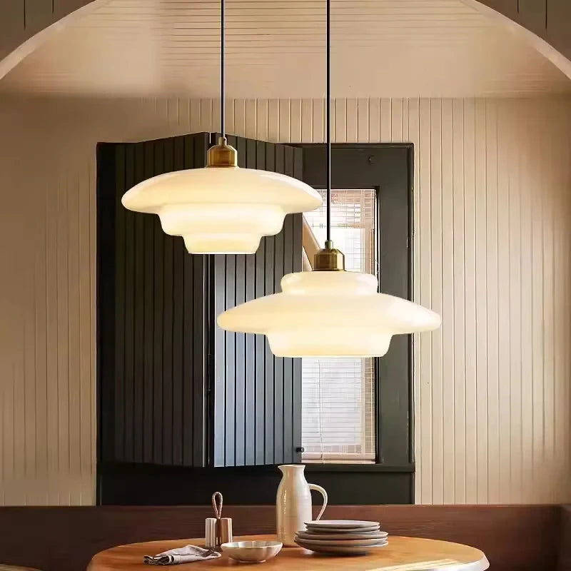 Minimalist Glass Pendant Light for Dining Room